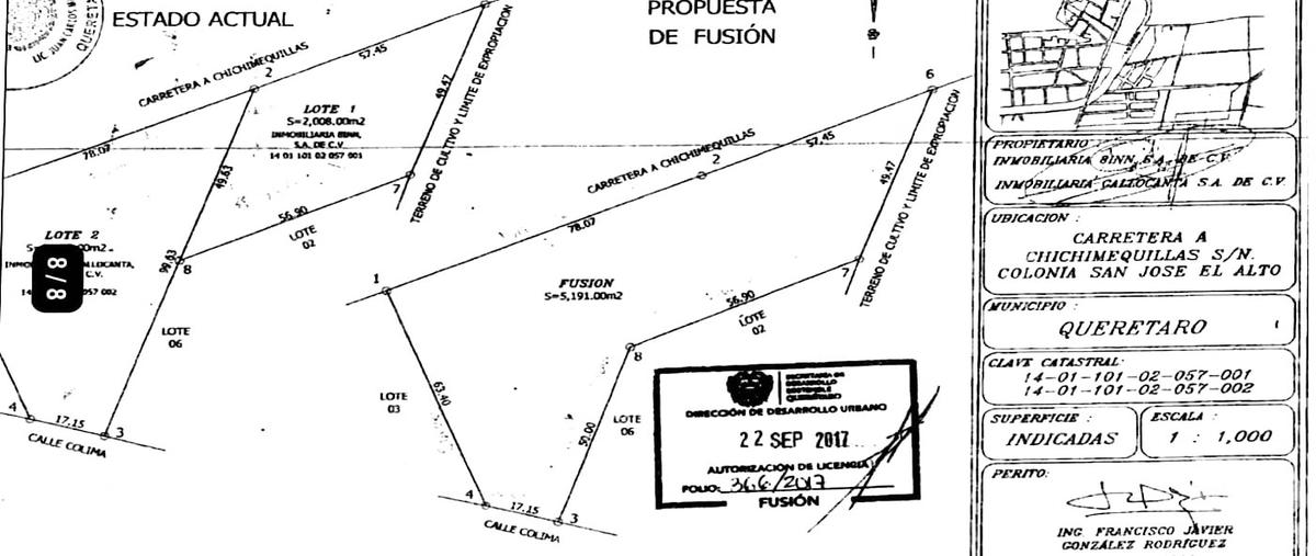 Foto de terreno habitacional en venta en lote 1 53, san josé el alto, querétaro, querétaro, 28720090 No. 05