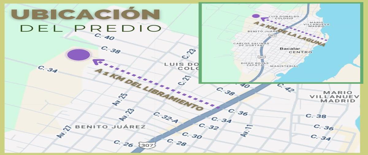 Foto de terreno habitacional en venta en  , luis donaldo colosio, bacalar, quintana roo, 0 No. 03