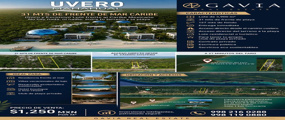 Foto de terreno habitacional en , mahahual, othón p. blanco, quintana roo, 30205215 foto 01 Foto de terreno habitacional en venta en , mahahual, othón p. blanco, quintana roo, 30205215 No. 01