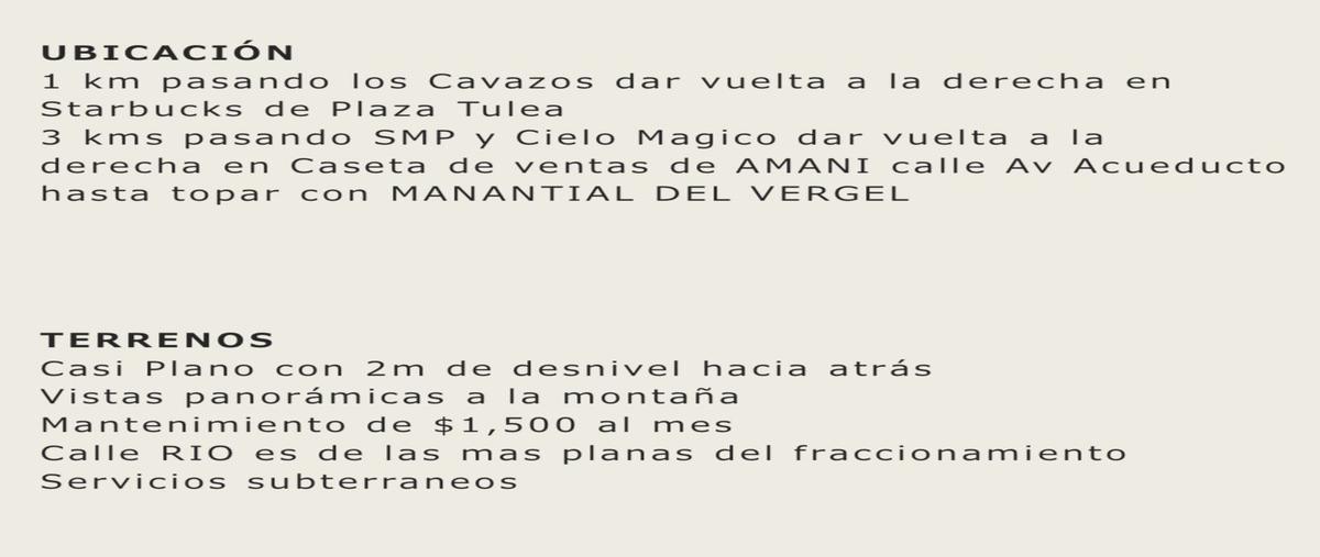 Foto de terreno habitacional en manantial del vergel , santiago centro, santiago, nuevo león, 0 foto 05 Foto de terreno habitacional en venta en manantial del vergel , santiago centro, santiago, nuevo león, 0 No. 05