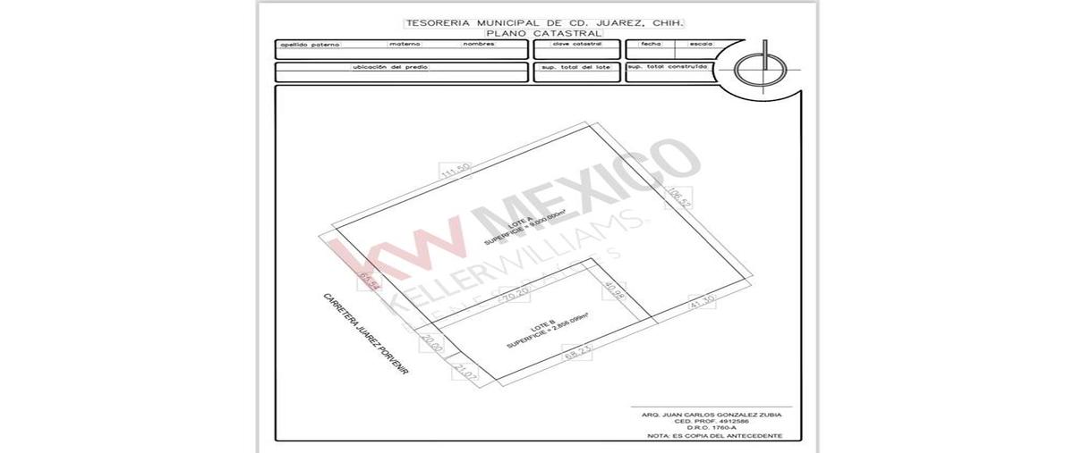 Foto de terreno habitacional en venta en  , manuel gómez morín, juárez, chihuahua, 0 No. 05