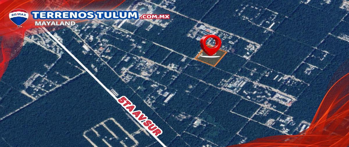 Foto de terreno habitacional en venta en manzana 106 lt 008 , tulum centro, tulum, quintana roo, 30834220 No. 03
