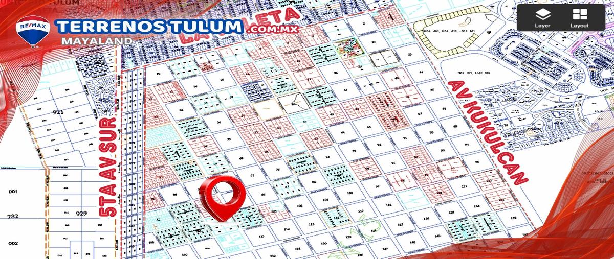 Foto de terreno habitacional en venta en manzana 106 lt 008 , tulum centro, tulum, quintana roo, 30834220 No. 05