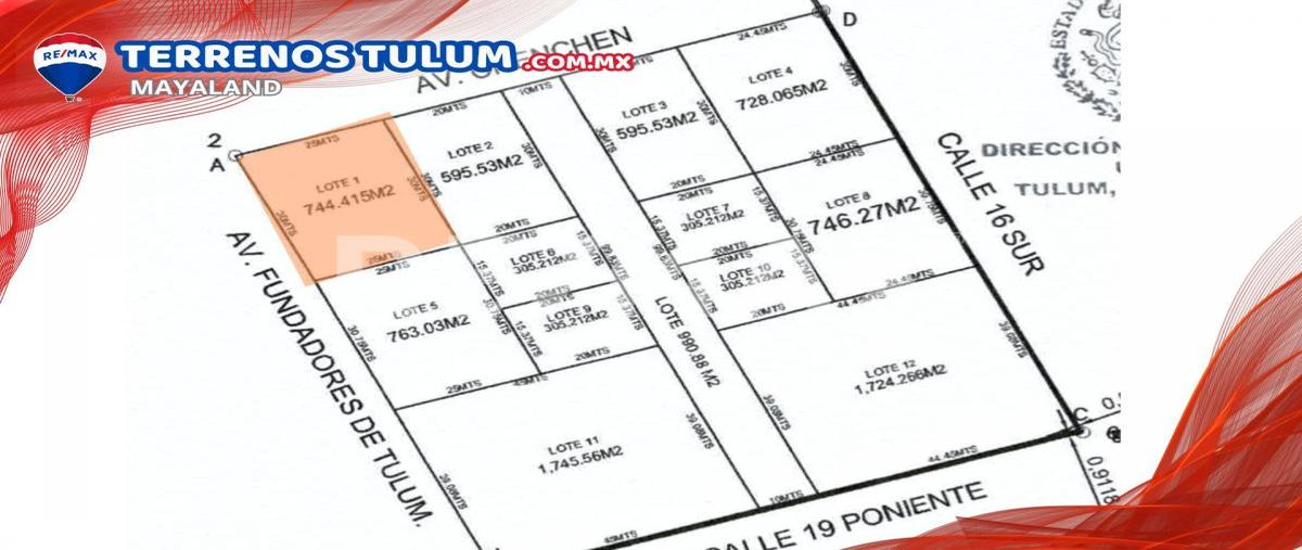Foto de terreno comercial en venta en manzana 132 lt 01 , tulum centro, tulum, quintana roo, 28173229 No. 05
