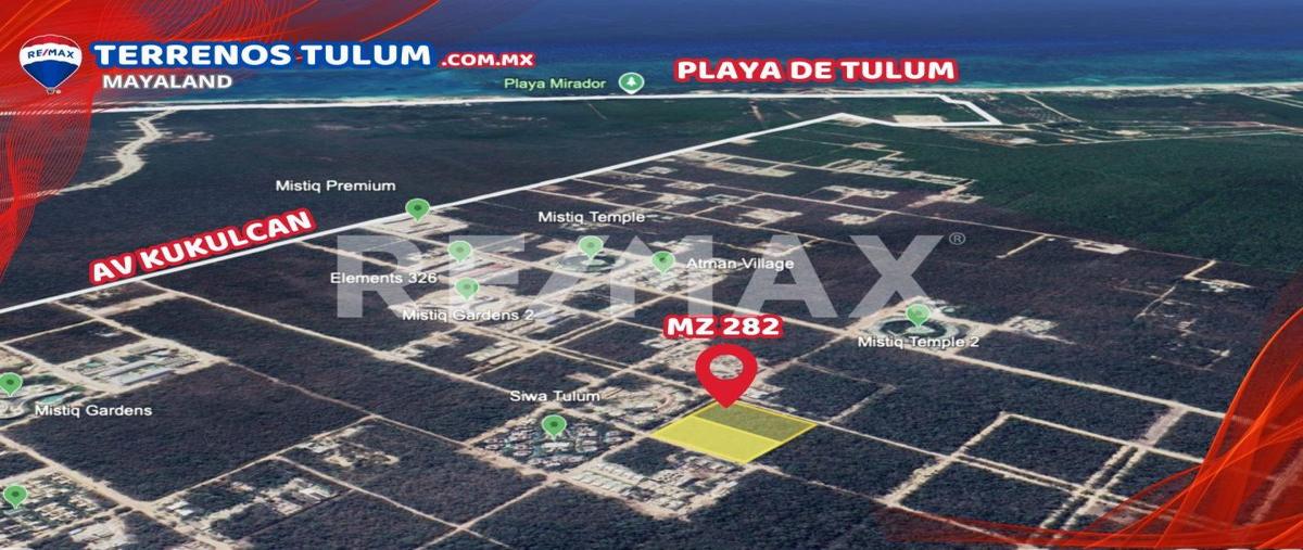 Foto de terreno comercial en manzana 282 , tulum centro, tulum, quintana roo, 28926037 foto 01 Foto de terreno comercial en venta en manzana 282 , tulum centro, tulum, quintana roo, 28926037 No. 01
