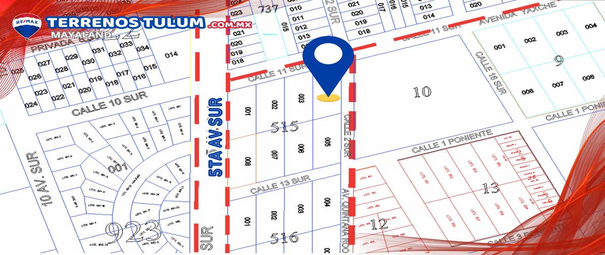 Foto de terreno comercial en venta en manzana 515 lt 4 , tulum centro, tulum, quintana roo, 29961233 No. 03