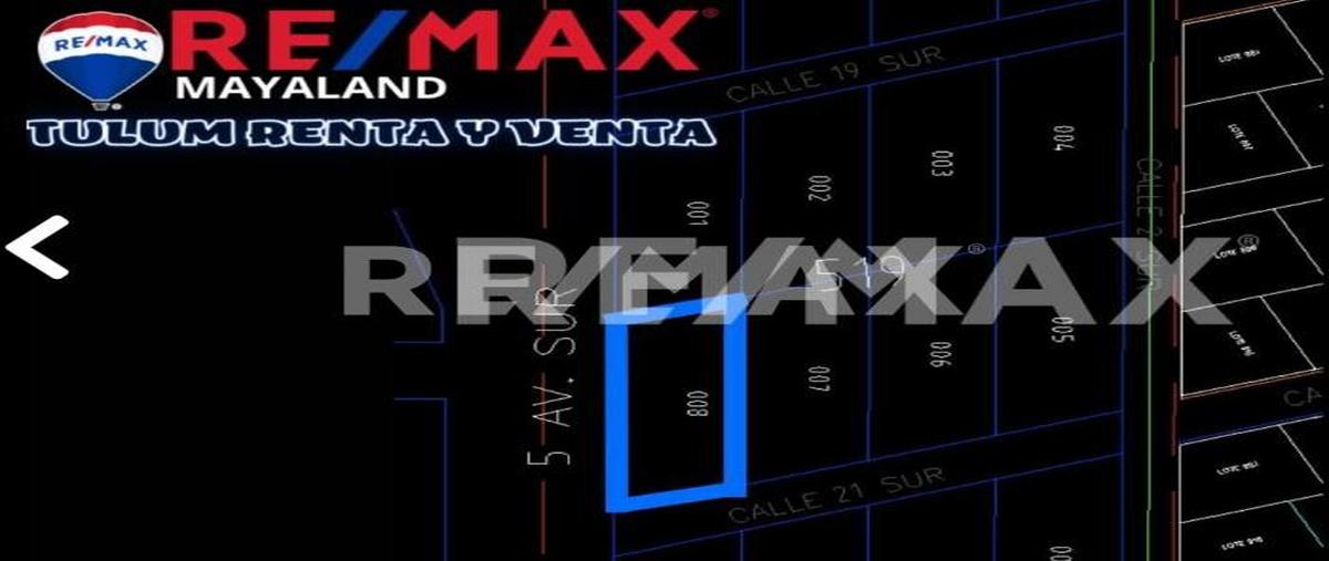 Foto de terreno comercial en venta en manzana 519 lt 8 , tulum centro, tulum, quintana roo, 0 No. 04