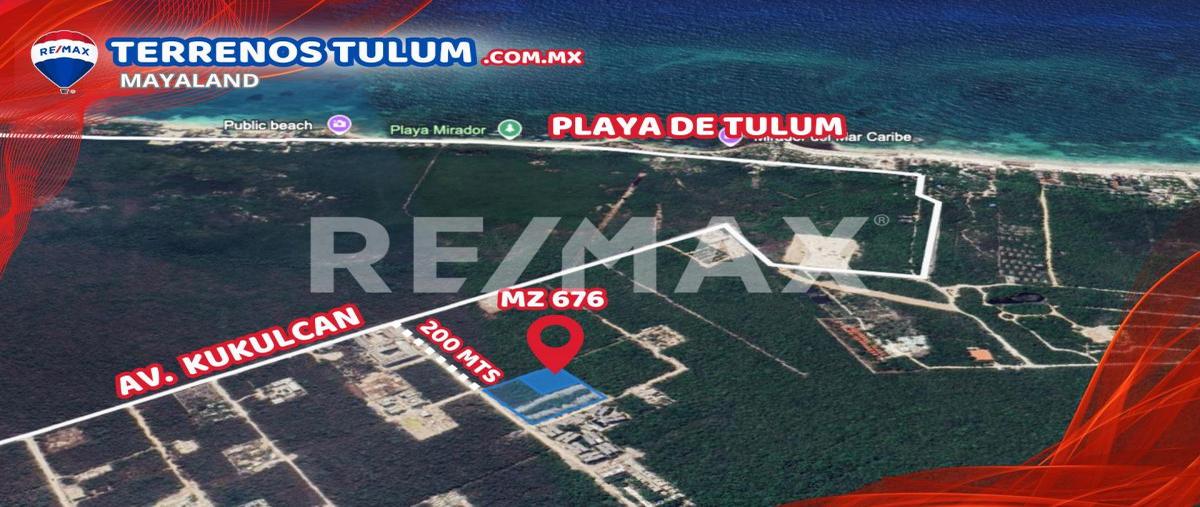 Foto de terreno comercial en manzana 676 , tulum centro, tulum, quintana roo, 28925997 foto 01 Foto de terreno comercial en venta en manzana 676 , tulum centro, tulum, quintana roo, 28925997 No. 01