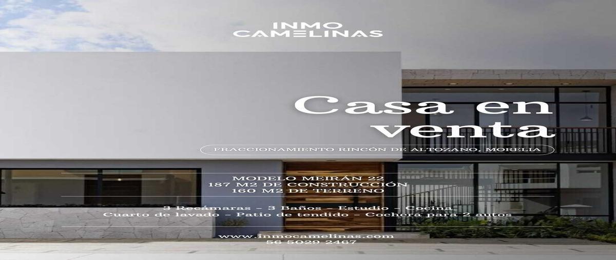 Foto de casa en meiran 22 , rincón de altozano, morelia, michoacán de ocampo, 29298008 foto 01 Foto de casa en venta en meiran 22 , rincón de altozano, morelia, michoacán de ocampo, 29298008 No. 01