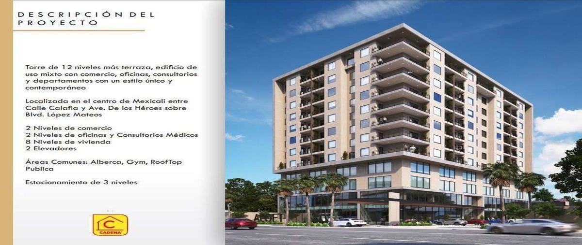 Foto de departamento en venta en mexicali , centro cívico, mexicali, baja california, 0 No. 01