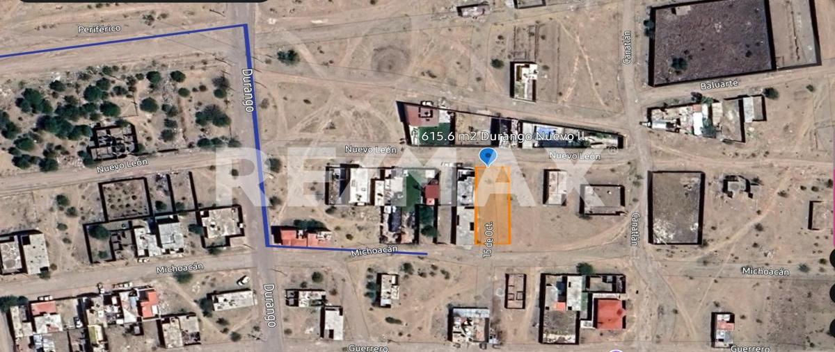 Foto de terreno habitacional en venta en michoacan , durango nuevo ii, durango, durango, 0 No. 03