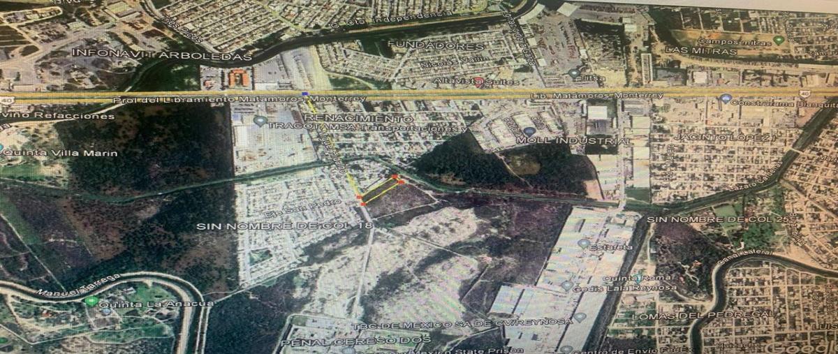 Foto de terreno comercial en venta en miguel hidalgo 0, renacimiento, reynosa, tamaulipas, 0 No. 01
