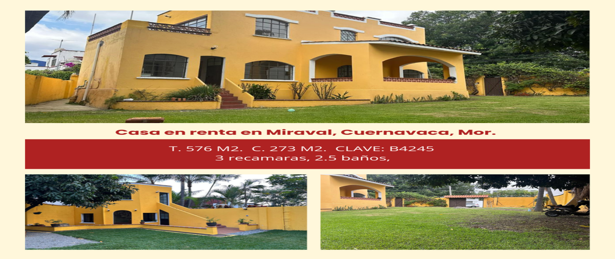 Foto de casa en , miraval, cuernavaca, morelos, 30506876 foto 01 Foto de casa en renta en , miraval, cuernavaca, morelos, 30506876 No. 01