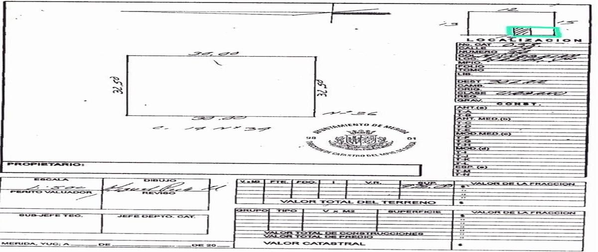 Foto de terreno habitacional en venta en  , misnebalam, progreso, yucatán, 0 No. 03