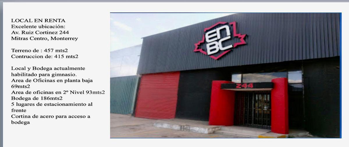 Foto de local en renta en  , mitras centro, monterrey, nuevo león, 0 No. 01