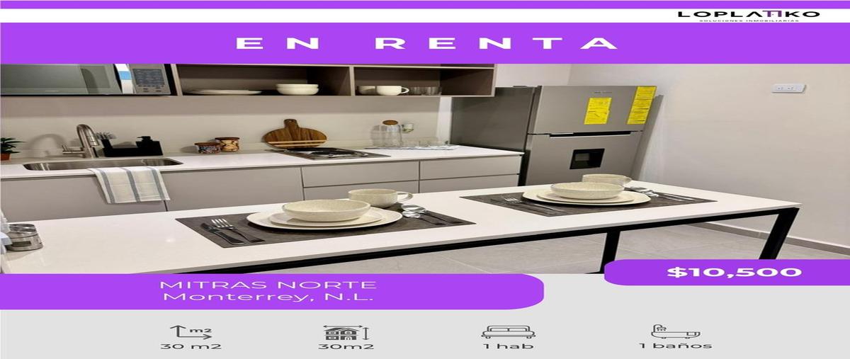 Foto de departamento en renta en  , mitras norte, monterrey, nuevo león, 0 No. 01