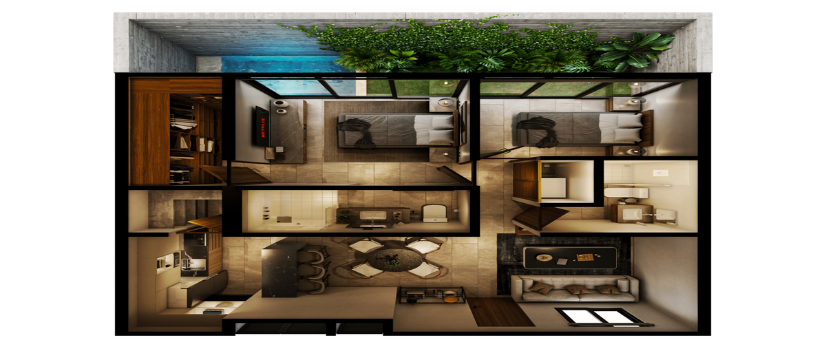 Foto de departamento en venta en  , monte alban, mérida, yucatán, 0 No. 05