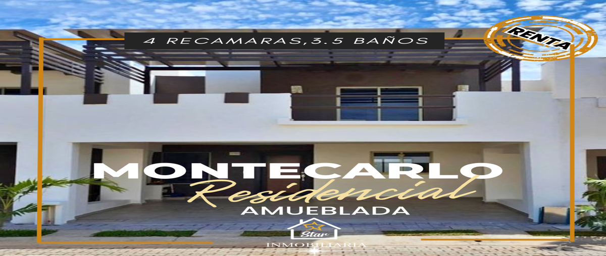 Foto de casa en renta en montecarlo residencial , la joya, mazatlán, sinaloa, 0 No. 01