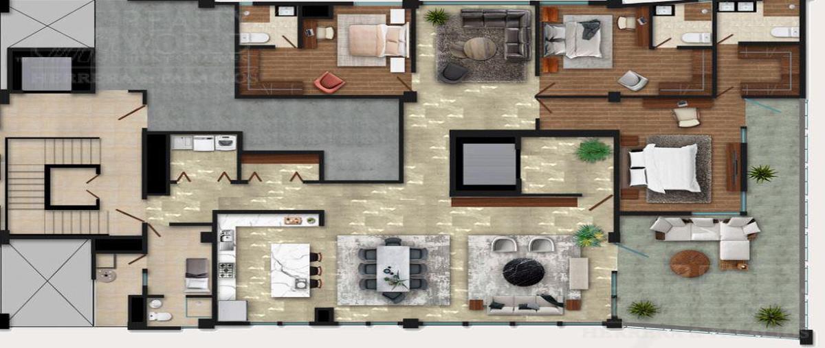 Foto de departamento en venta en  , monterrey centro, monterrey, nuevo león, 14970096 No. 03