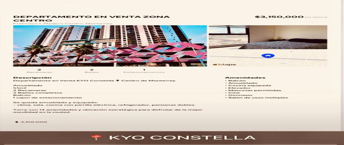 Foto de departamento en venta en  , monterrey centro, monterrey, nuevo león, 0 No. 03