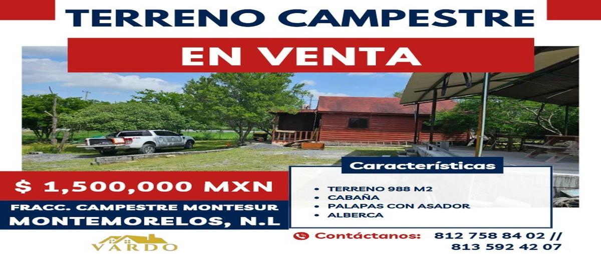 Foto de terreno habitacional en montesur , montemorelos centro, montemorelos, nuevo león, 0 foto 01 Foto de terreno habitacional en venta en montesur , montemorelos centro, montemorelos, nuevo león, 0 No. 01