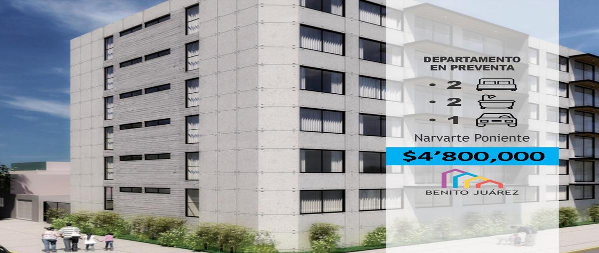 Foto de departamento en , narvarte poniente, benito juárez, df / cdmx, 0 foto 01 Foto de departamento en venta en , narvarte poniente, benito juárez, df / cdmx, 0 No. 01