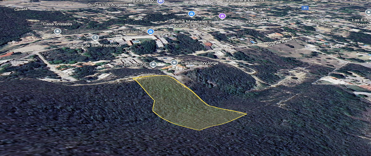 Foto de terreno habitacional en venta en olmos , los cristales campestre, monterrey, nuevo león, 0 No. 03