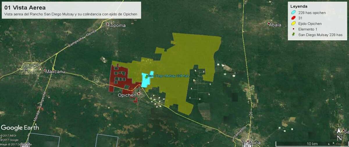 Foto de terreno habitacional en venta en opichén , hacienda opichen, mérida, yucatán, 0 No. 03