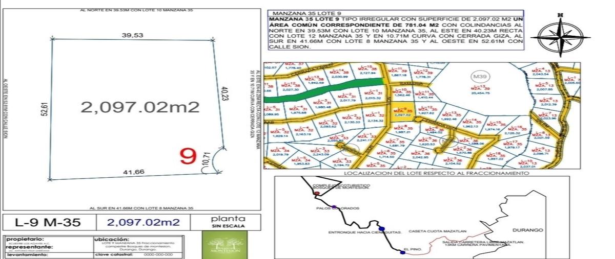 Foto de terreno habitacional en venta en  , otinapa, durango, durango, 21870727 No. 03