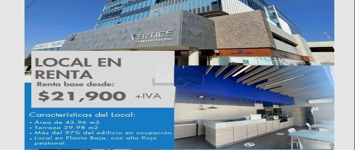 Foto de local en renta en palmira, local 01 351, privadas del pedregal, san luis potosí, san luis potosí, 25988308 No. 02
