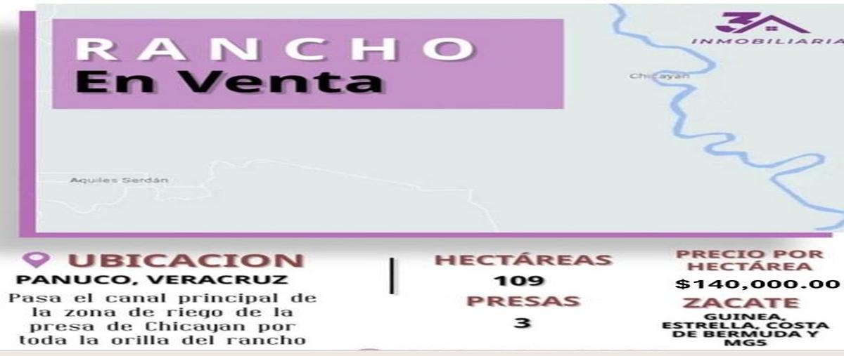 Foto de rancho en venta en  , panuco centro, pánuco, veracruz de ignacio de la llave, 29919005 No. 03