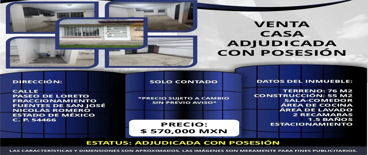 Foto de casa en venta en paseo de loreto 15, fuentes de san josé, nicolás romero, méxico, 0 No. 01