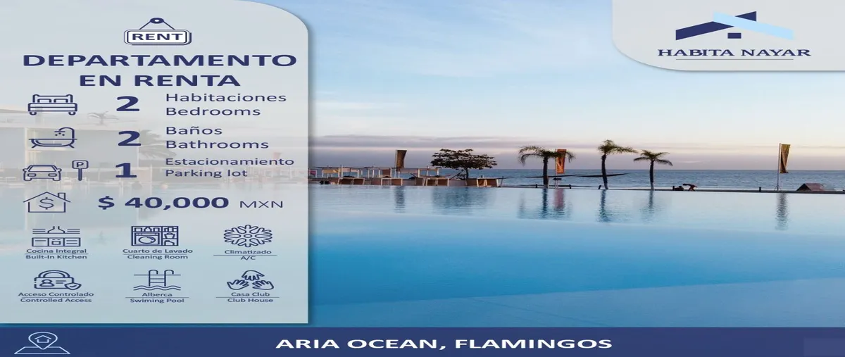 Foto de departamento en renta en paseo de los cocoteros 1, flamingos, bahía de banderas, nayarit, 0 No. 01