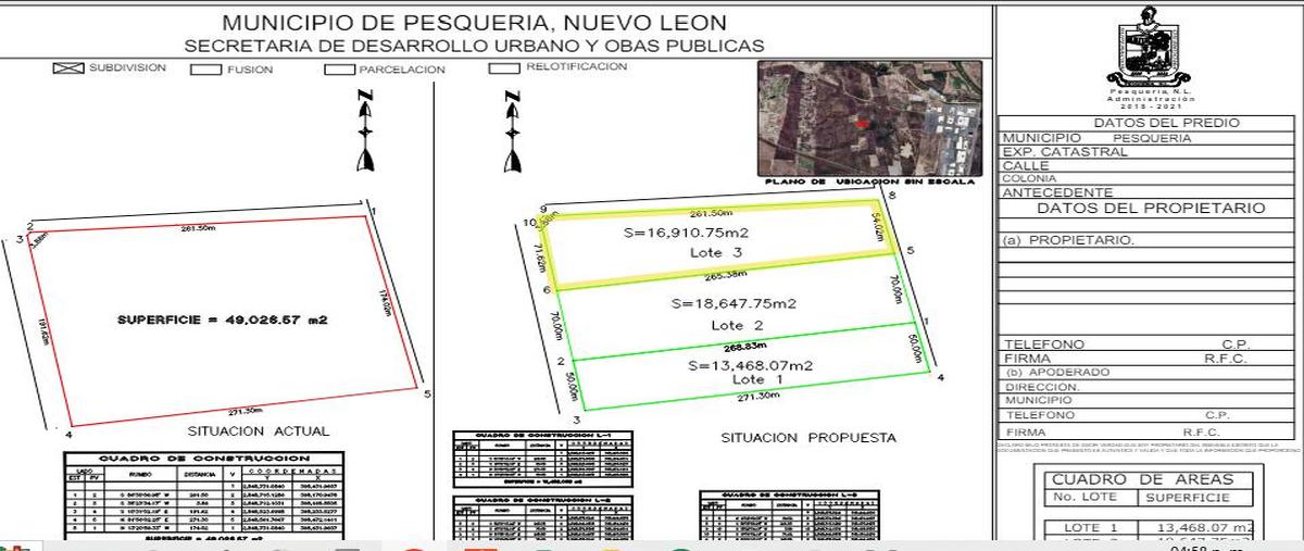 Foto de terreno habitacional en venta en  , pesquería, pesquería, nuevo león, 0 No. 04