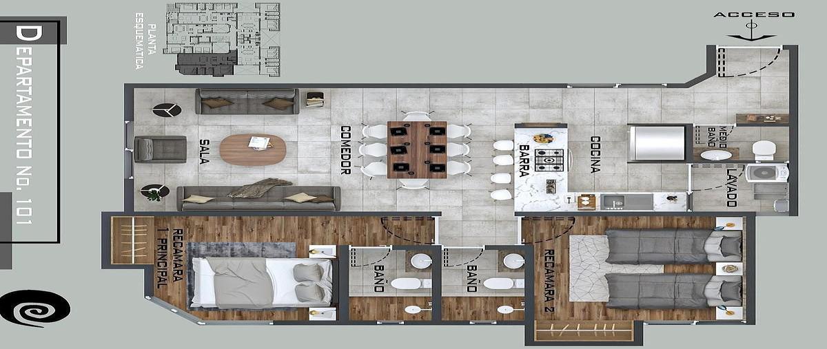 Foto de departamento en venta en pirineos , portales sur, benito juárez, df / cdmx, 0 No. 05