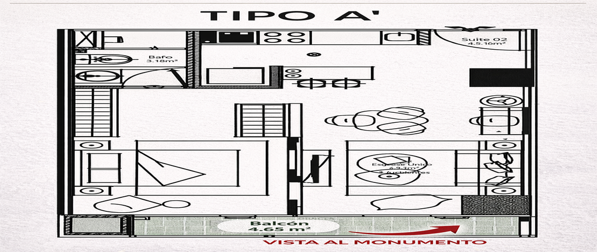 Foto de departamento en venta en pl. de la república tabacaleracuauhtémoc , tabacalera, cuauhtémoc, df / cdmx, 30907229 No. 05