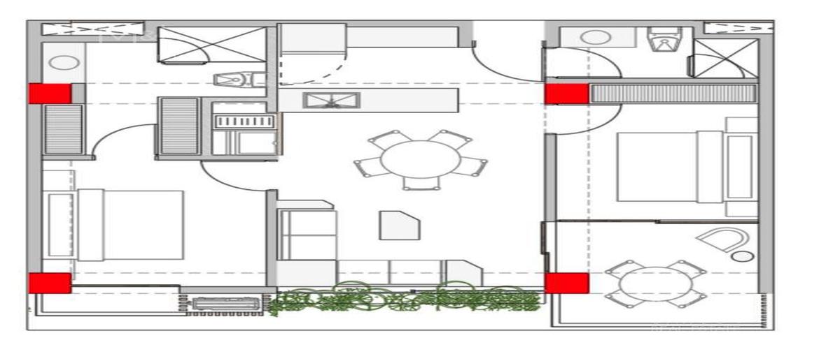 Foto de departamento en venta en  , playa del carmen, solidaridad, quintana roo, 0 No. 03