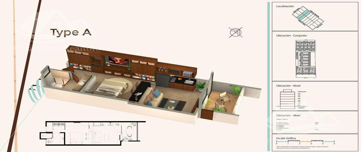 Foto de departamento en venta en  , playa del carmen, solidaridad, quintana roo, 0 No. 05