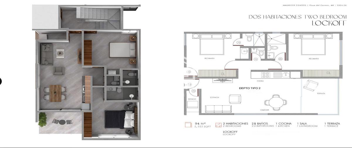 Foto de departamento en venta en  , playa del carmen, solidaridad, quintana roo, 29888318 No. 06