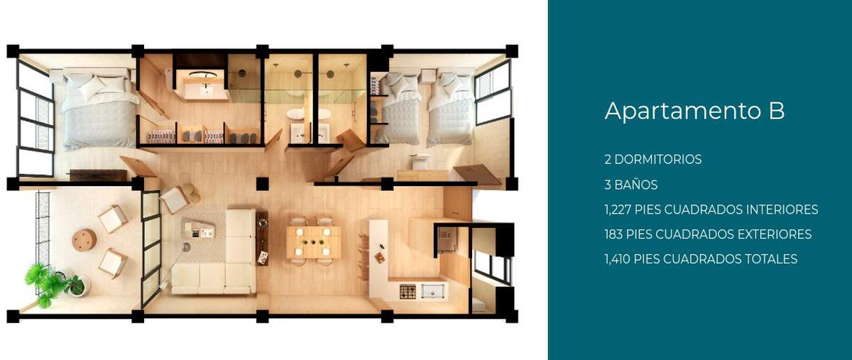 Foto de departamento en venta en  , playa del carmen, solidaridad, quintana roo, 0 No. 03