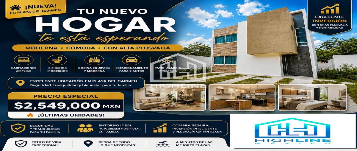 Foto de casa en , playa del carmen, solidaridad, quintana roo, 31119000 foto 01 Foto de casa en venta en , playa del carmen, solidaridad, quintana roo, 31119000 No. 01