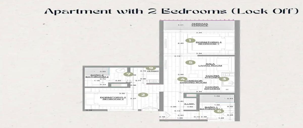 Foto de departamento en venta en  , playa del carmen, solidaridad, quintana roo, 0 No. 03