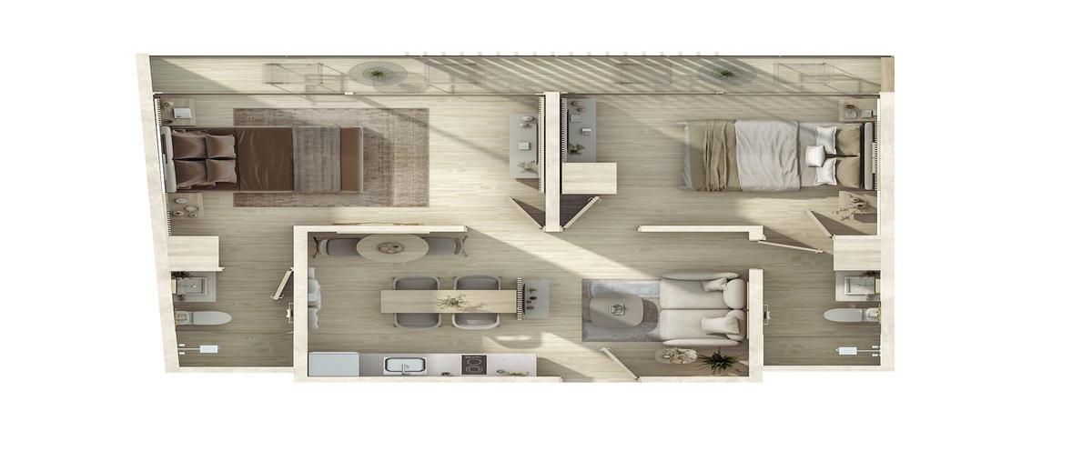 Foto de departamento en venta en  , playa del carmen, solidaridad, quintana roo, 0 No. 04