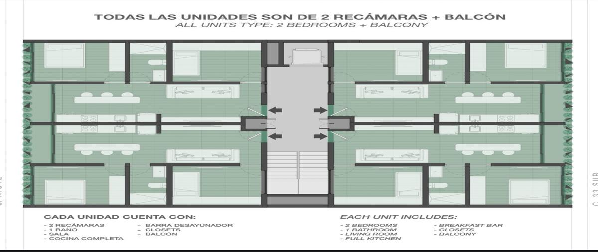 Foto de departamento en venta en  , playa del carmen, solidaridad, quintana roo, 0 No. 03