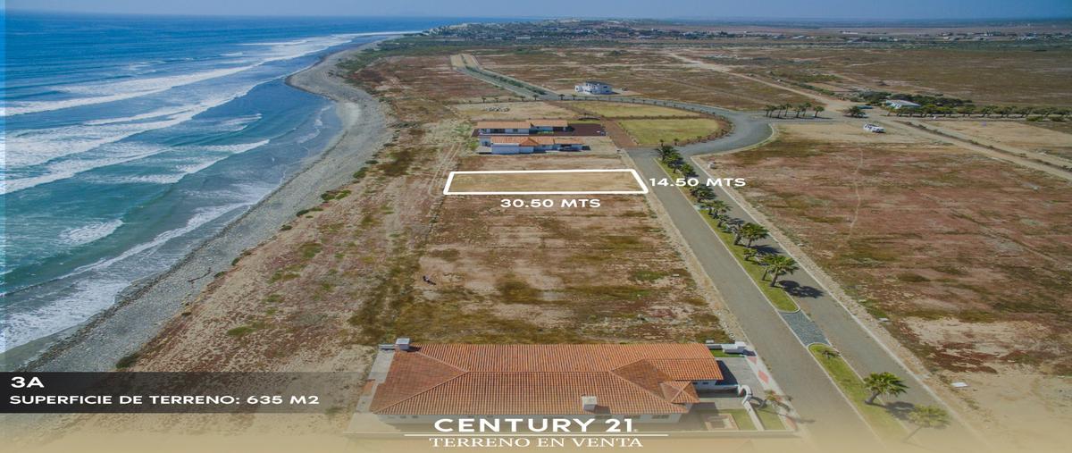 Foto de terreno habitacional en venta en playa del socorro lote 3a mzn 14 , san quintín, ensenada, baja california, 12423535 No. 01