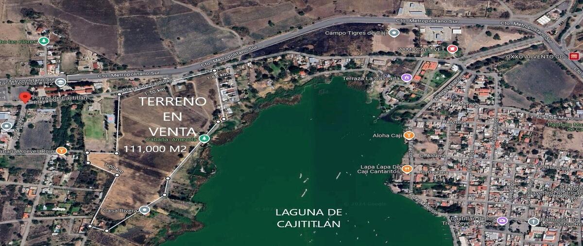 Foto de terreno comercial en venta en playas de cajititlan , santa rosa, ixtlahuacán de los membrillos, jalisco, 0 No. 02