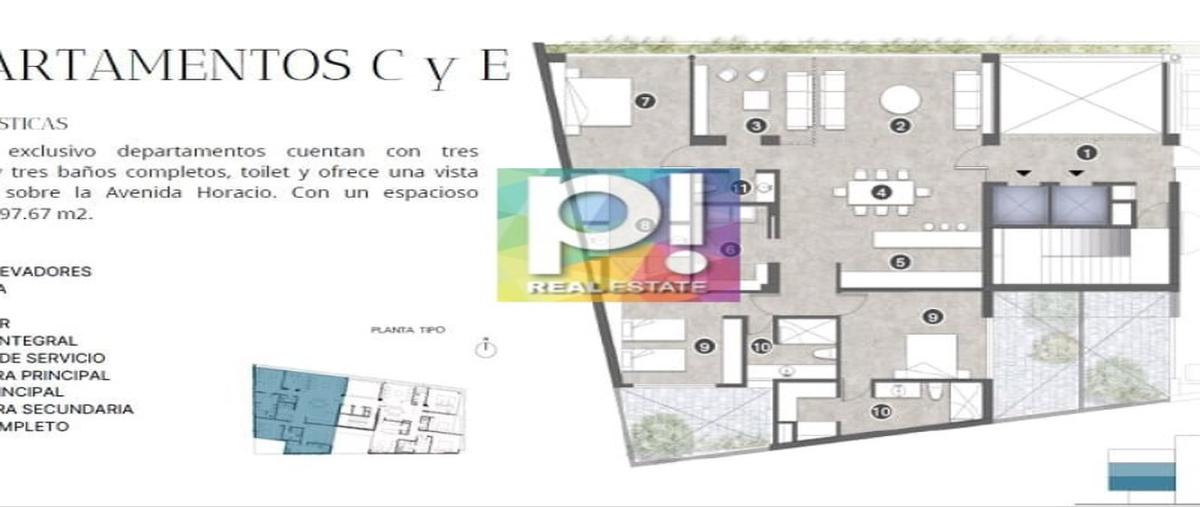 Foto de departamento en , polanco iii sección, miguel hidalgo, df / cdmx, 0 foto 04 Foto de departamento en venta en , polanco iii sección, miguel hidalgo, df / cdmx, 0 No. 04