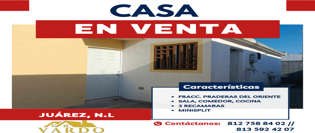 Foto de casa en venta en praderas de oriente , praderas de oriente, juárez, nuevo león, 0 No. 01