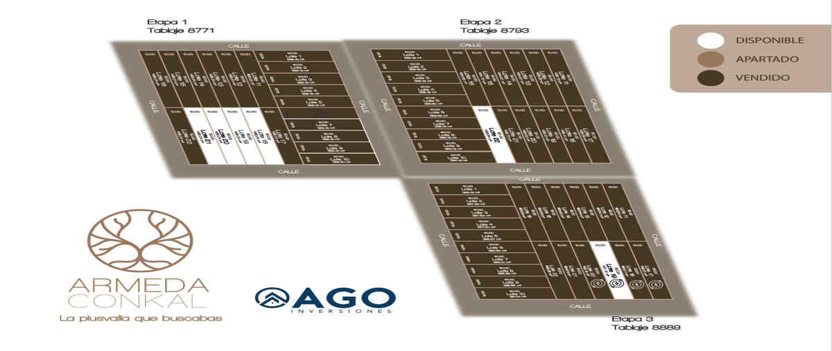 Foto de terreno habitacional en venta en  , praderas del mayab, conkal, yucatán, 0 No. 03