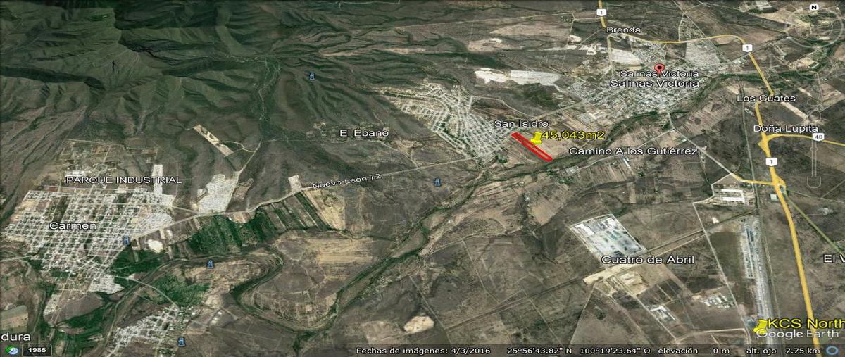 Foto de terreno habitacional en venta en  , predio san isidro, salinas victoria, nuevo león, 30278184 No. 03